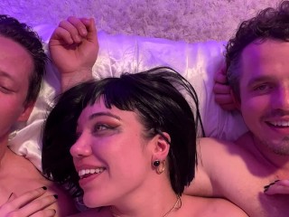 DOUBLE TROUBLE | Little Puck's 1st BBG with Double Vag & BTS With Shawn Alff and Robby Apples