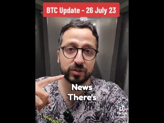 Bitcoin price update 26 July 2023 with stepsister