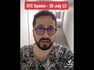 Bitcoin price update 26 July 2023 with stepsister
