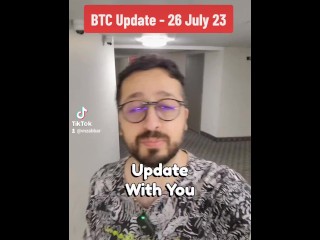 Bitcoin price update 26 July 2023 with stepsister