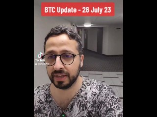 Bitcoin price update 26 July 2023 with stepsister