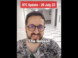 Bitcoin price update 26 July 2023 with stepsister