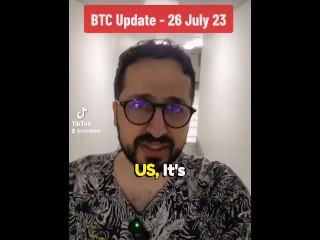 Bitcoin price update 26 July 2023 with stepsister