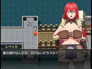 【#02 レベッカと淫呪の剣(体験版)】爆乳女剣士が盗賊に爆尻クンニされバックで中出しされフェラで口内射精されてしまい・・・(巨乳女戦士ファンタジーエロゲー RPG Hentai game)