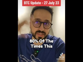 Bitcoin price update 27th July 2023 with stepsister
