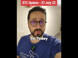 Bitcoin price update 27th July 2023 with stepsister