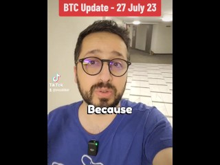 Bitcoin price update 27th July 2023 with stepsister