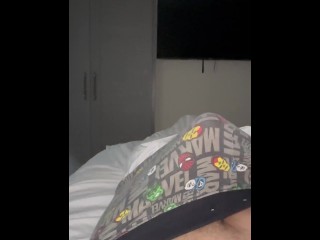 Caught wanking my 9 inch FAT cock by the builders!