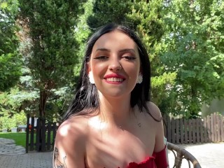 Femdom spitting POV with sph