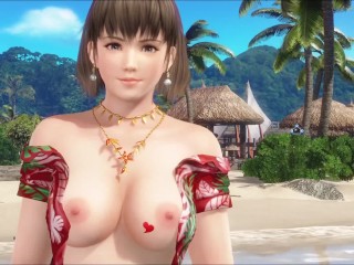 Dead or Alive Xtreme Venus Vacation Hitomi Loco Moco Vacation Outfit Nude Mod Fanservice Appreciatio