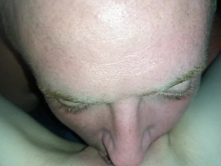 Daddy eating my tight juicy pussy making me squirt multiple times then fucking me with his fat cock