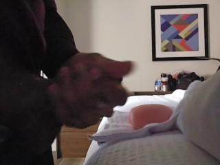 Solo dolo with pocket pussy cumshot