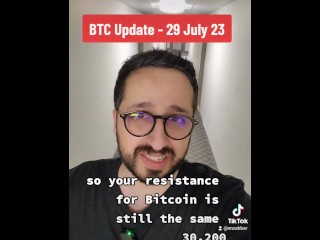 Bitcoin price update 29 July 2023 with stepsister