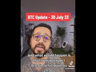 Bitcoin price update as of 30 July 2023 with stepstepsister