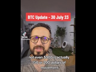 Bitcoin price update as of 30 July 2023 with stepstepsister