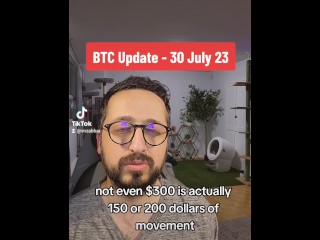 Bitcoin price update as of 30 July 2023 with stepstepsister