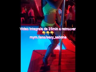 SEXY_SABRINA: EXTRAIT DE LA POOL PARTY 100% SEX QUE JAI ORGANISE  EN CLUB LIBERTIN