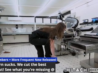 Horny Nurse Mira Monroe Sneaks In Empty Exam Room To Masturbate With A HitachiHoesCom Magic Wand!!!!