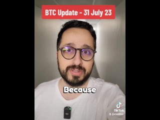 Bitcoin price update 31 July 2023 with stepsister