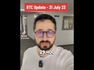Bitcoin price update 31 July 2023 with stepsister