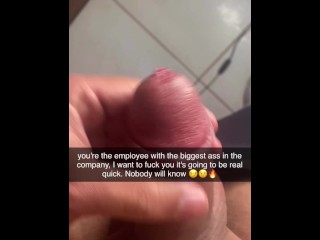 on her first day of work hot latina cheated on her boyfriend with her boss on snapchat