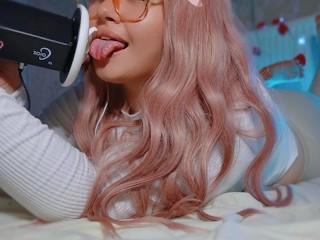 ♡ ASMR LICKING YOU(R)..., EARLICKING, CLOSE-UP LICKING, FEET ♡