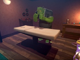 I Make Her Moan On My First Time in Orc Massage / Part 1 / VTuber