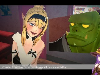 I Make Her Moan On My First Time in Orc Massage / Part 1 / VTuber