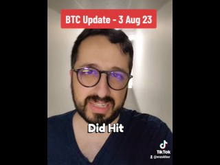 Bitcoin price update 3rd August 2023 with stepsister