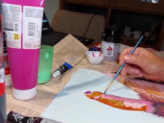 Cinnamonbunny is painting another dick ;-)