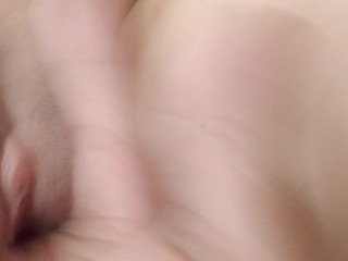 Pulsating creamy pussy