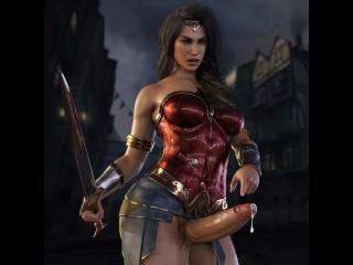 Wonder Woman - Futa on man