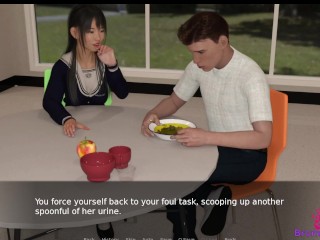 Slave U E15 - Mei Pees in my Food and makes me Eat it