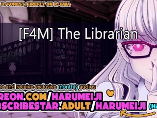 [f4m] The Librarian [Public] [Risky] [Creampie] [Strangers to Lovers] | Erotic Audio Roleplay