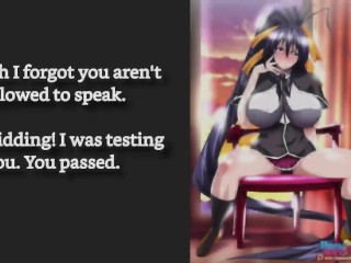 [FayGrey] [Gremory mansion pt.1] Akeno takes your servitude test (Joi Ruin Cei Degradation)