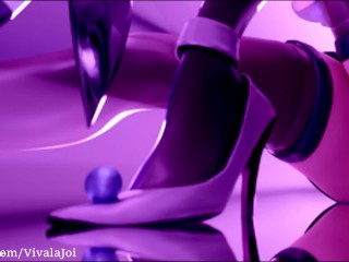 Evelynn caught you looking at her feet - Hentai Feet JOI -