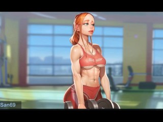 Taffy Tales v0.95.7 Part 86 Gym Tease By LoveSkySan69