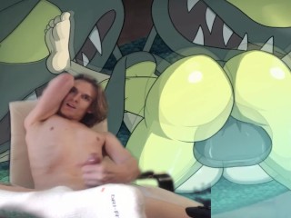 MASTURBATING TO A FUTA MEGA MAWHILE FUCKING ASH'S MOM