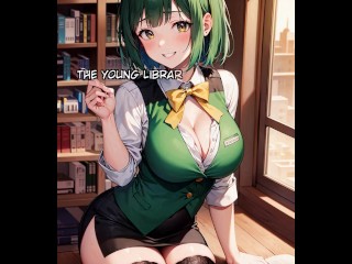 Hentai Captions - Your Librarian Makes you Lick her Pussy to keep Your Access Privileges