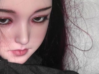 Redhead goth chick needs cum on her dress - XYCOLO silicone doll