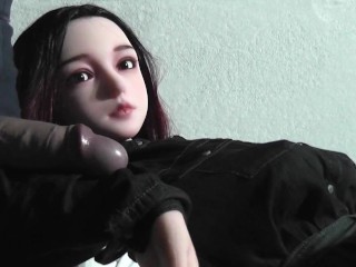 Redhead goth chick needs cum on her dress - XYCOLO silicone doll