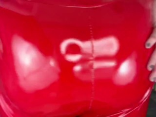 Homewrecker Goon All Night for Red Latex Trousers Preview - Full video at manyvids.social/emufJo