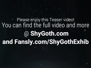 Braless Fishnet top on a rainy day! - teaser