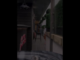 Hijabi Aaliyah Yasin sucks DirtySpringbok's cock in the hot tub and gets his cum on her glasses