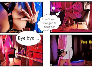 TRAILER "AFTER EIGHT" PART 1 : Socola goes out without her panties BDSM dance hall ( Comic version)