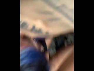 Step Sis Fucks Me While Her Dad Leaves To Work