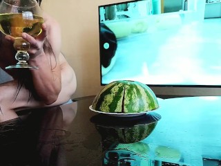 PISS - DRINK - ladyboy pissing in glass and drink yourself urine 😋🍷