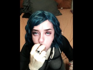 Sexy Alt Babe Cums Home From The Gym Begging to Suck It [Girlfriend Experience] *Sloppy Ahegao*