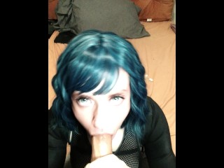 Sexy Alt Babe Cums Home From The Gym Begging to Suck It [Girlfriend Experience] *Sloppy Ahegao*