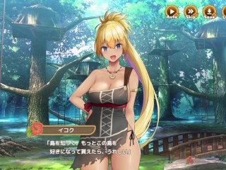 【#04 ハーレム島へようこそ！(体験版)実況】爆乳ギャルのメイとシックスナインすることになりぶっかけ顔射&口内射精してしまい・・(巨乳ハーレムシミュレーション同人エロゲー hentai 69)